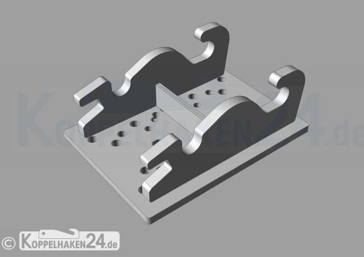 CW05 Verachtert Grundplatte Anschweißrahmen Hammerplatte für hydraulische Rotatoren