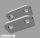 Anschweißlaschen 2x 35 mm für Roderechen Wurzelrechen Minibagger Bagger